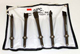 Комплект длинных зубил для пневматического молотка (JAH-6833H), 5 предметов в Нальчике